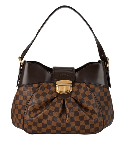Sistina MM, &pound;695, Handbags, Brown/Red, Canvas, Front view